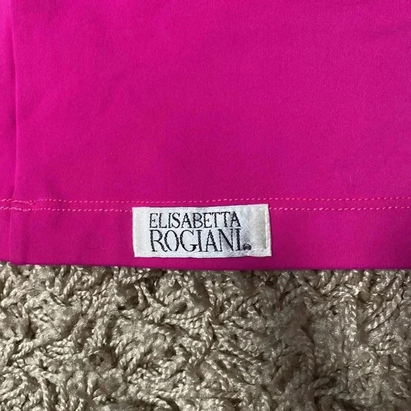 Elisabetta Rogiani Women Pink Personalized Workout Tank Size Large - Picture 6 of 7
